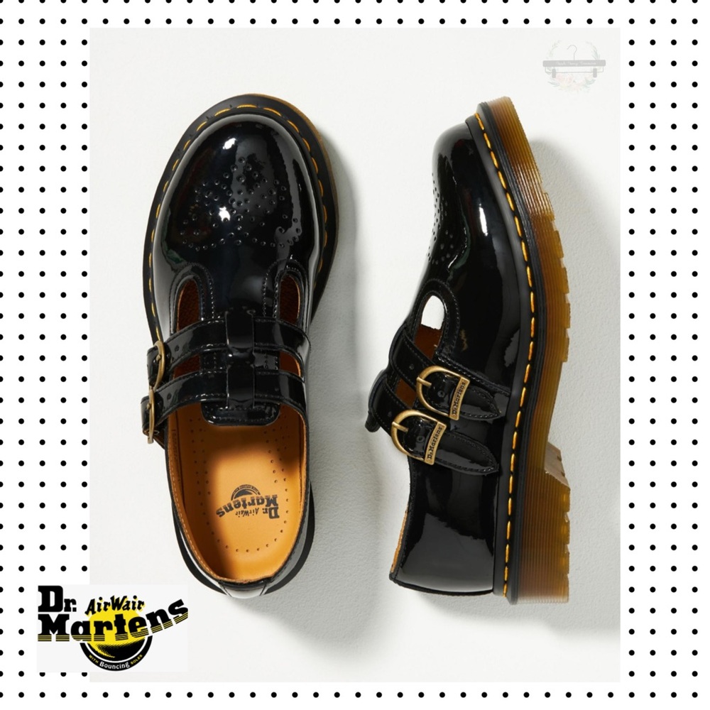 NEW Dr. Martens - 8065 Patent Leather Mary Jane Oxford Shoes 9